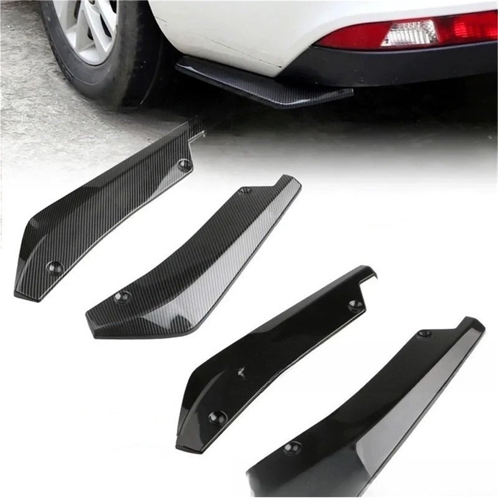 Spojlery tylne Do Nissan 350Z 370-Z 2003-2020 Spojler samochodowy | Tylny Zderzak Splitter Dyfuzor Canard Wrap Spoiler Boczna Dokładka Podbródek Body Kit