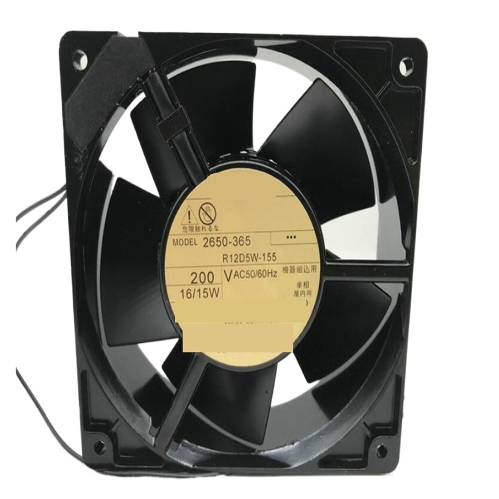 Vdoqtljt R12d5w-155 2650-365 220Vac 50/60Hz 16/15W Fan
