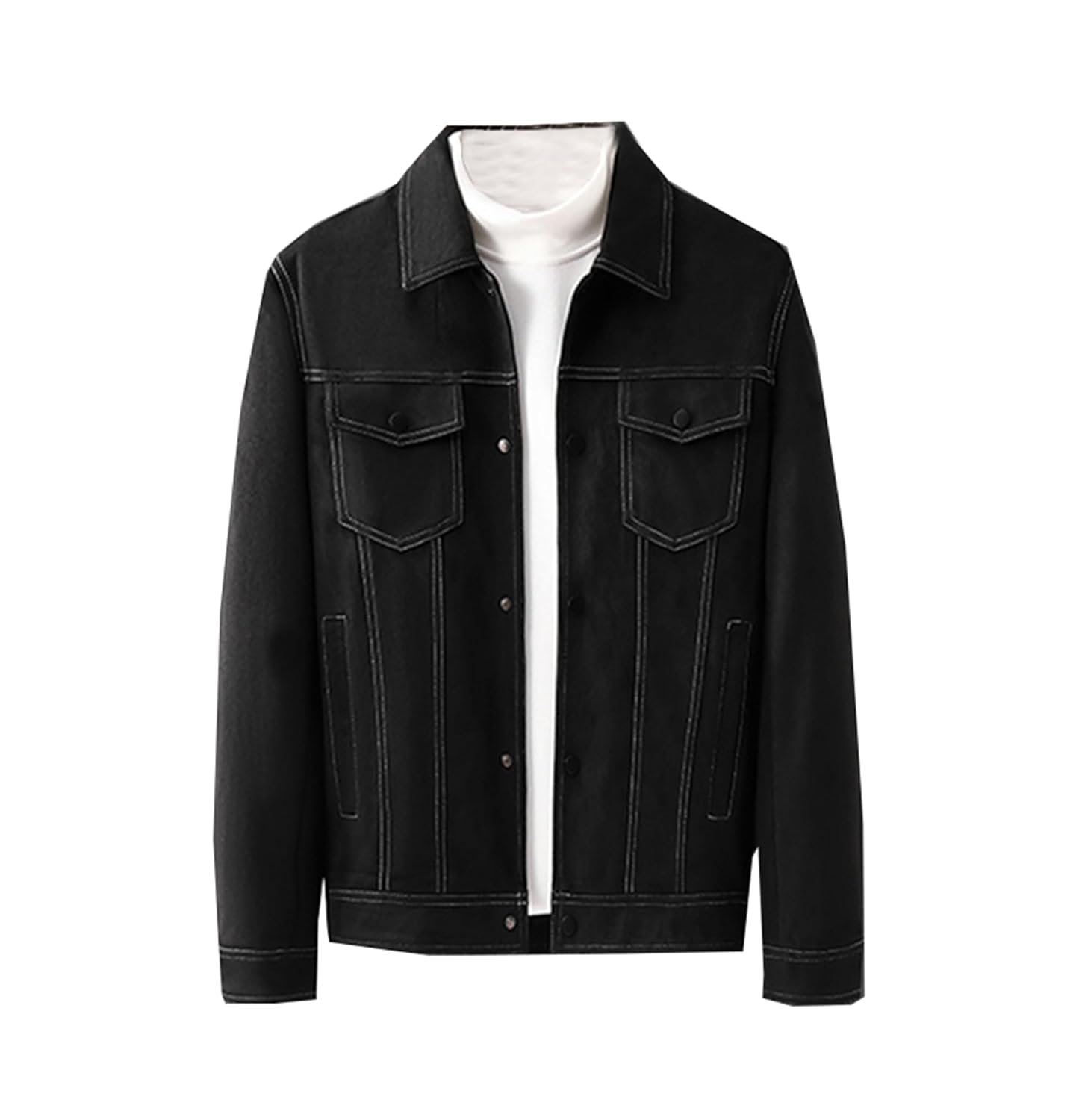 Cromoncent Jaqueta masculina de camurça, vintage, estilo caminhoneiro em promoção! Veja a oferta e mais achadinhos de Jaquetas & Casacos 9 Hoje é o melhor dia para comprar Cromoncent Jaqueta masculina de camurça, vintage, estilo caminhoneiro com aquele preço maroto! Promoção! Aproveite a oferta! 9