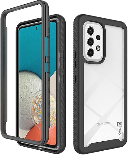 Funda híbrida para Samsung Galaxy A53 5G, protección contra caídas, resistente, resistente, antideslizante, antiarañazos, funda protectora para