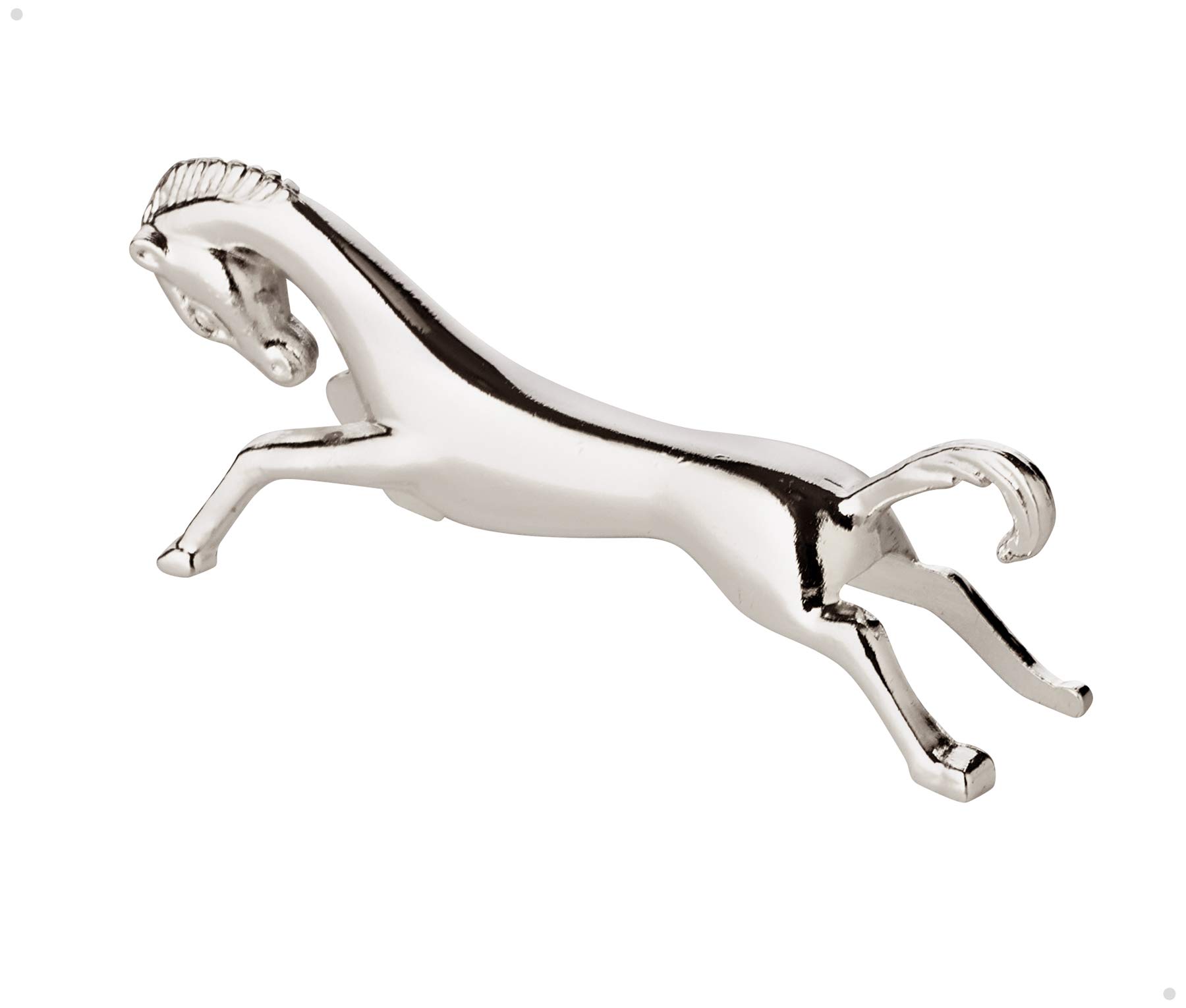 EDZARD 6 piezas reposa cubiertos mesa, Plateados, Resistentes al deslustre, Longitud 6 cm, Soportes para Cubiertos en Forma de Caballo, Cuchillos, Tenedores, Palillos - portacuchillos, apoyacuchillos