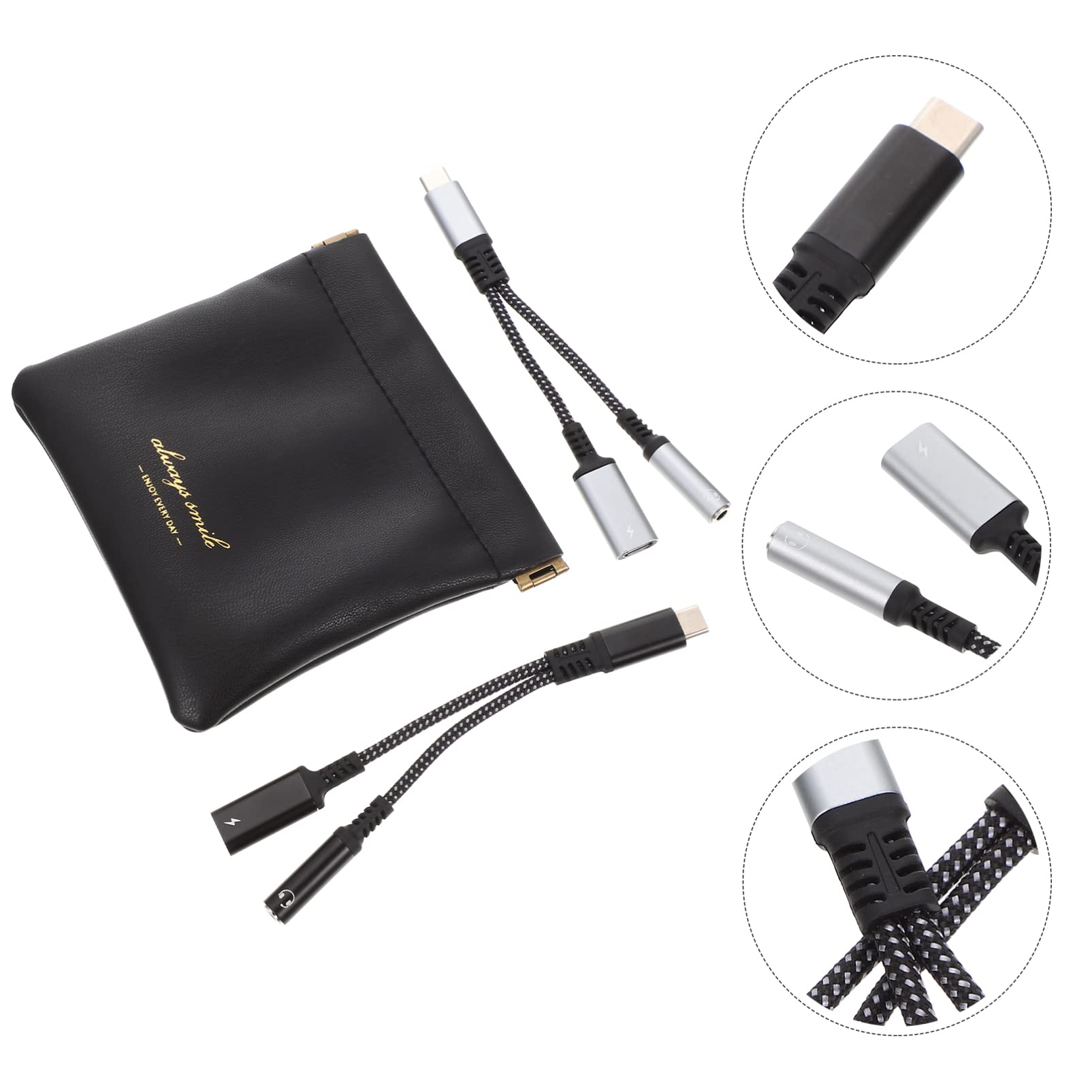 Gatuida Adattatore Jack per Cuffie USB C Convertitore Audio da Usb-c Accessorio Leggero e Portatile per Dispositivi Compatibili Interfaccia Usb-c