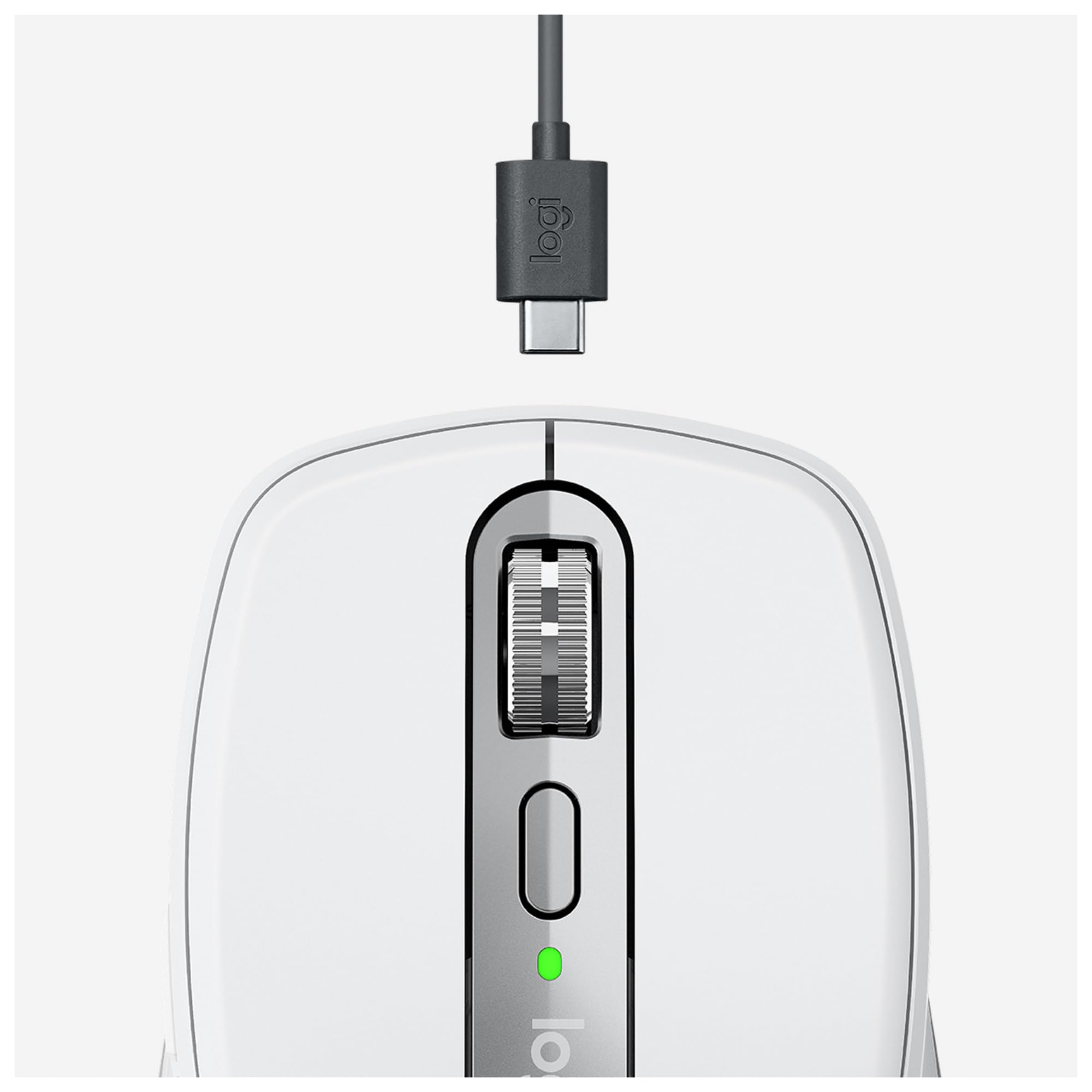 Logitech MX Anywhere 3 for Mac | Mouse wireless, scorrimento rapido, ogni superficie, 4K DPI, tasti personalizzabili, USB-C, Bluetooth, Mac/iPad - Grigio