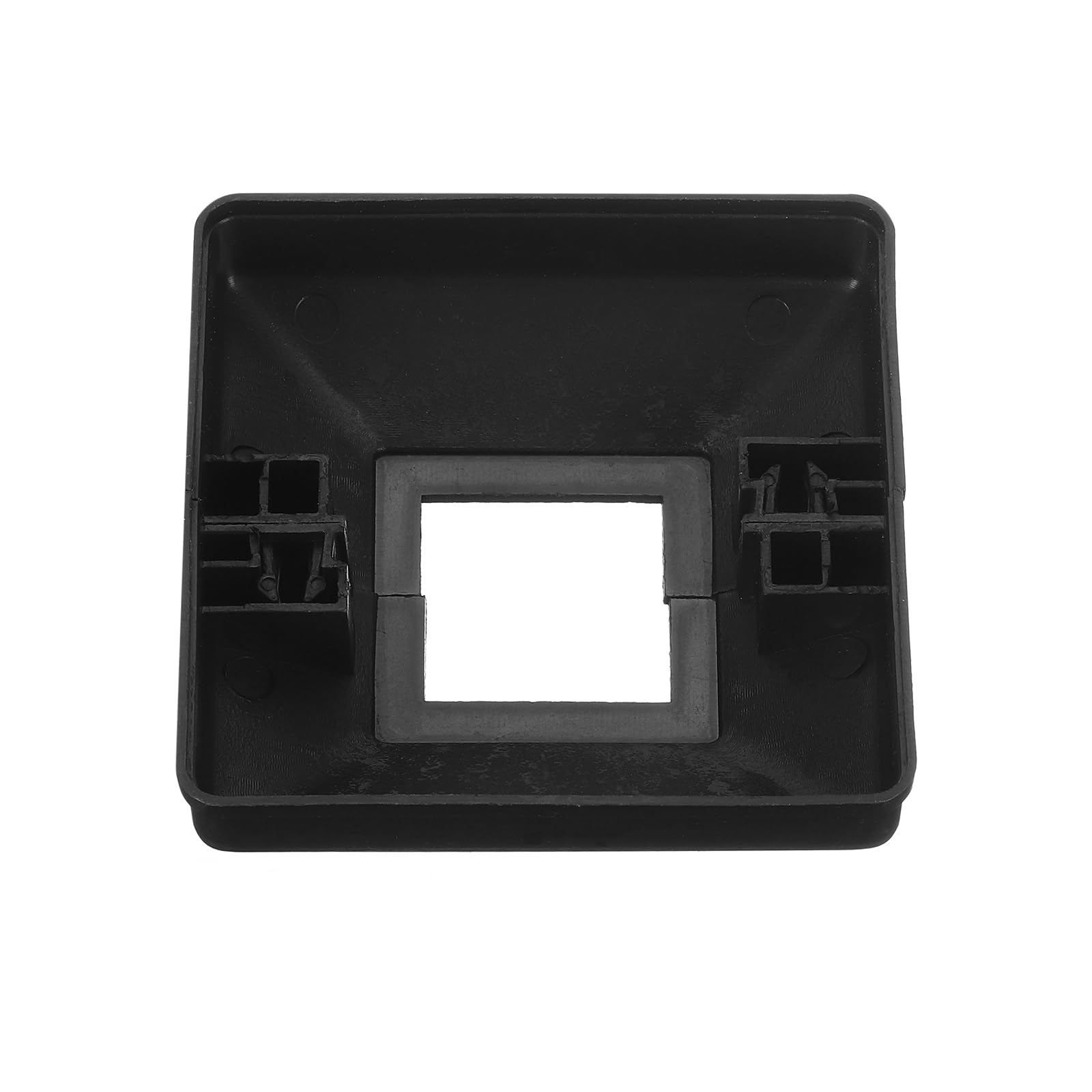 QUARKZMAN Osłona podstawy słupka, 2 szt. 30 x 30 mm / 1,2" x 1,2" x 1,2" plastikowa osłona na dno słupka do ogrodzenia balustrady schodów balkonowych, 88 x 88 mm / 3,5 x 3,5" (łącznie)