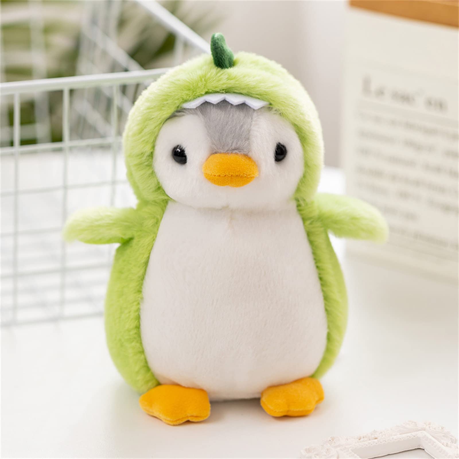 Herfair Knuffeldier Pinguïn, Pluche Pop Met Capuchon, Cadeau (20 Herfair Knuffeldier Pinguïn, Pluche Pop Met Capuchon, Cadeau (20