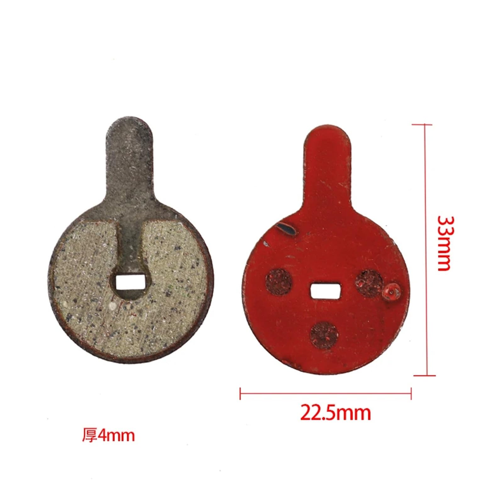1/2/4/6/8/10 par klocków hamulcowych do hulajnóg elektrycznych, pasujących hamulców KuGoo, G2 Pro BB8 Bike Resin klocki hamulcowe do skutera(10 Pair)