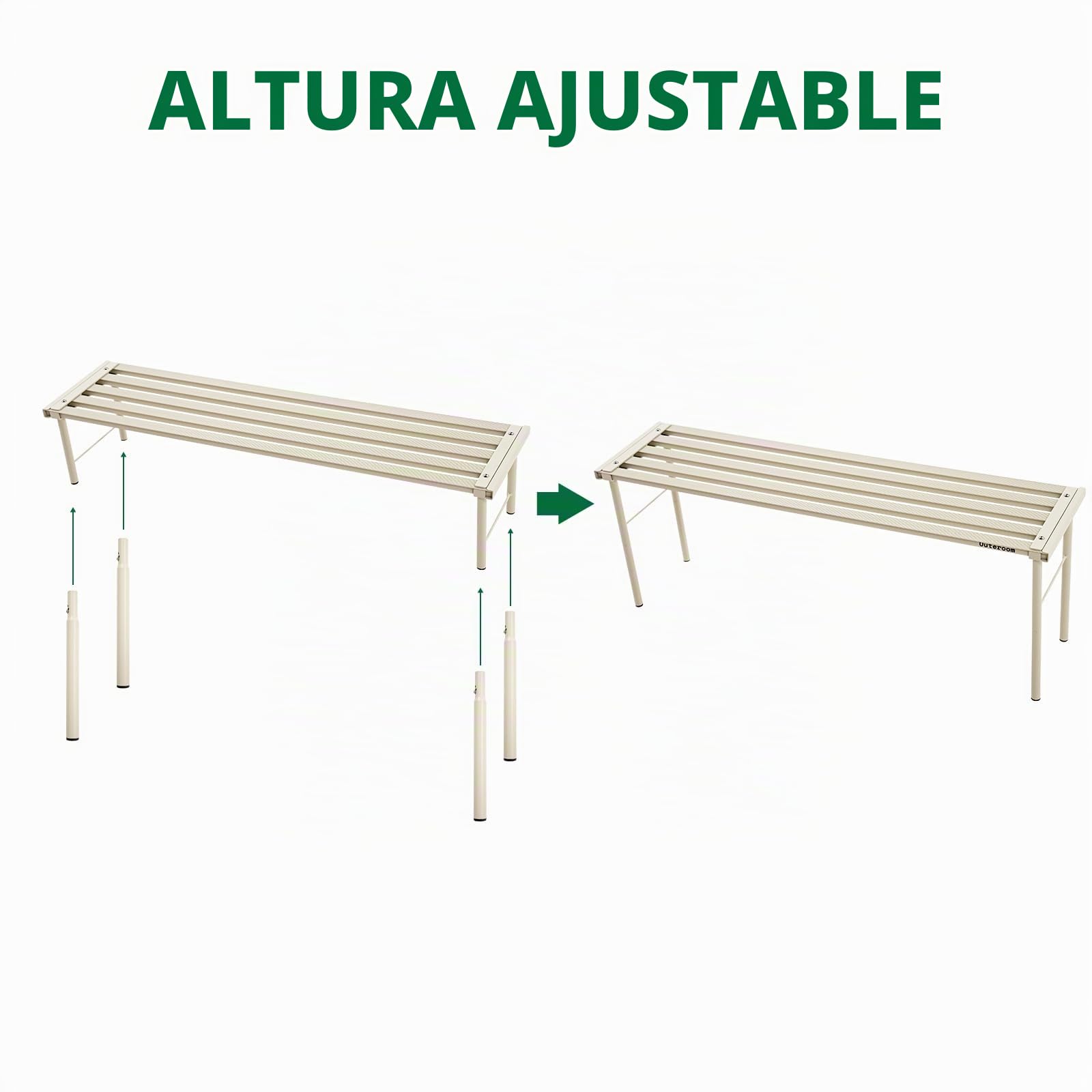 Soporte de metal para plantas, soporte para macetas de aluminio resistente a la oxidación, estante de exhibición para plantas de alta resistencia para patio, balcón, jardín, sala de estar