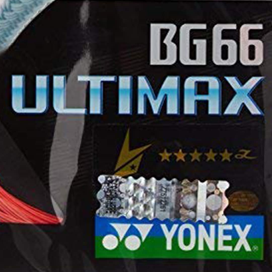 Yonex Badminton String BG 66 Ultimax |Yellow |Gauge 0.65mm|Quik