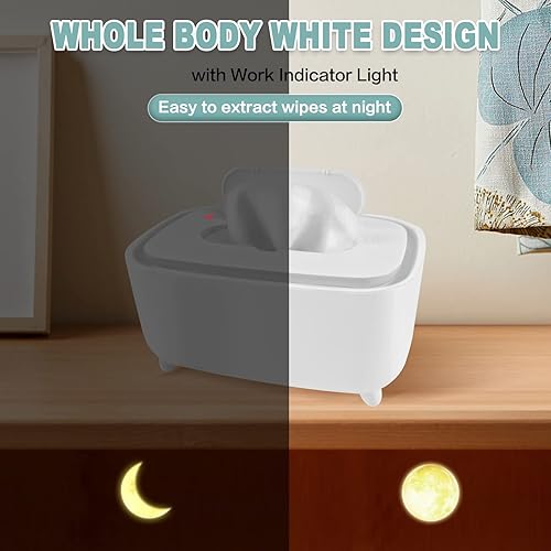 Miniatura 4 de Calentador de toallitas y dispensador de toallitas húmedas para bebés | Calentador de toallitas para bebés