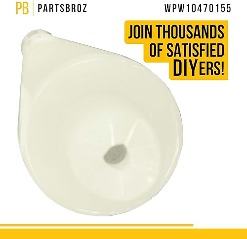 Miniatura 5 de PartsBroz W10470155 WPW10470155 - Cámara de puerta compatible con refrigerador Whirlpool Kenmore KitchenAid Maytag - Reemplaza AP6021957 2684165