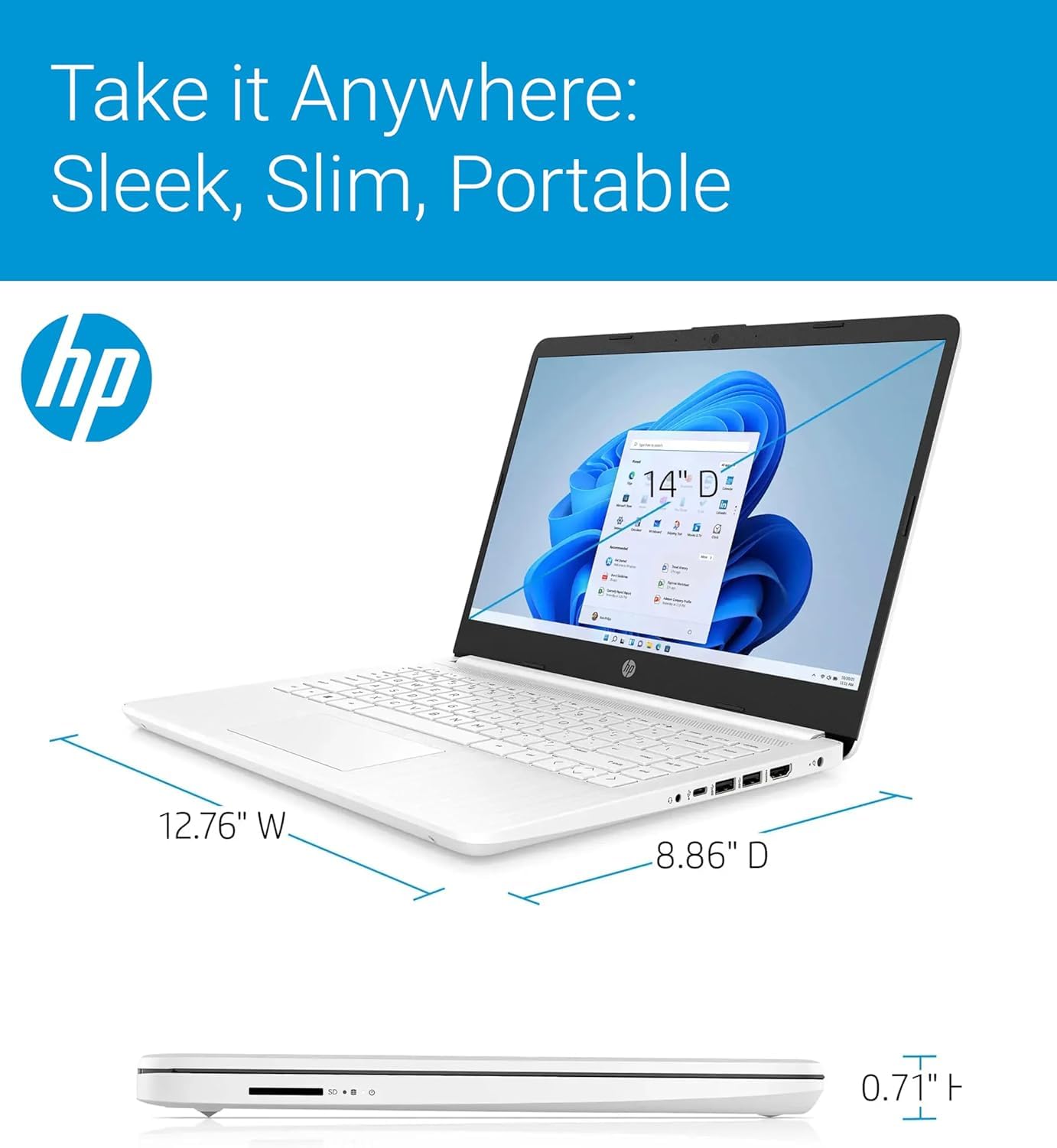 Amazon.co.jp: HP 14 ノートパソコン (14インチ マイクロエッジ、Intel