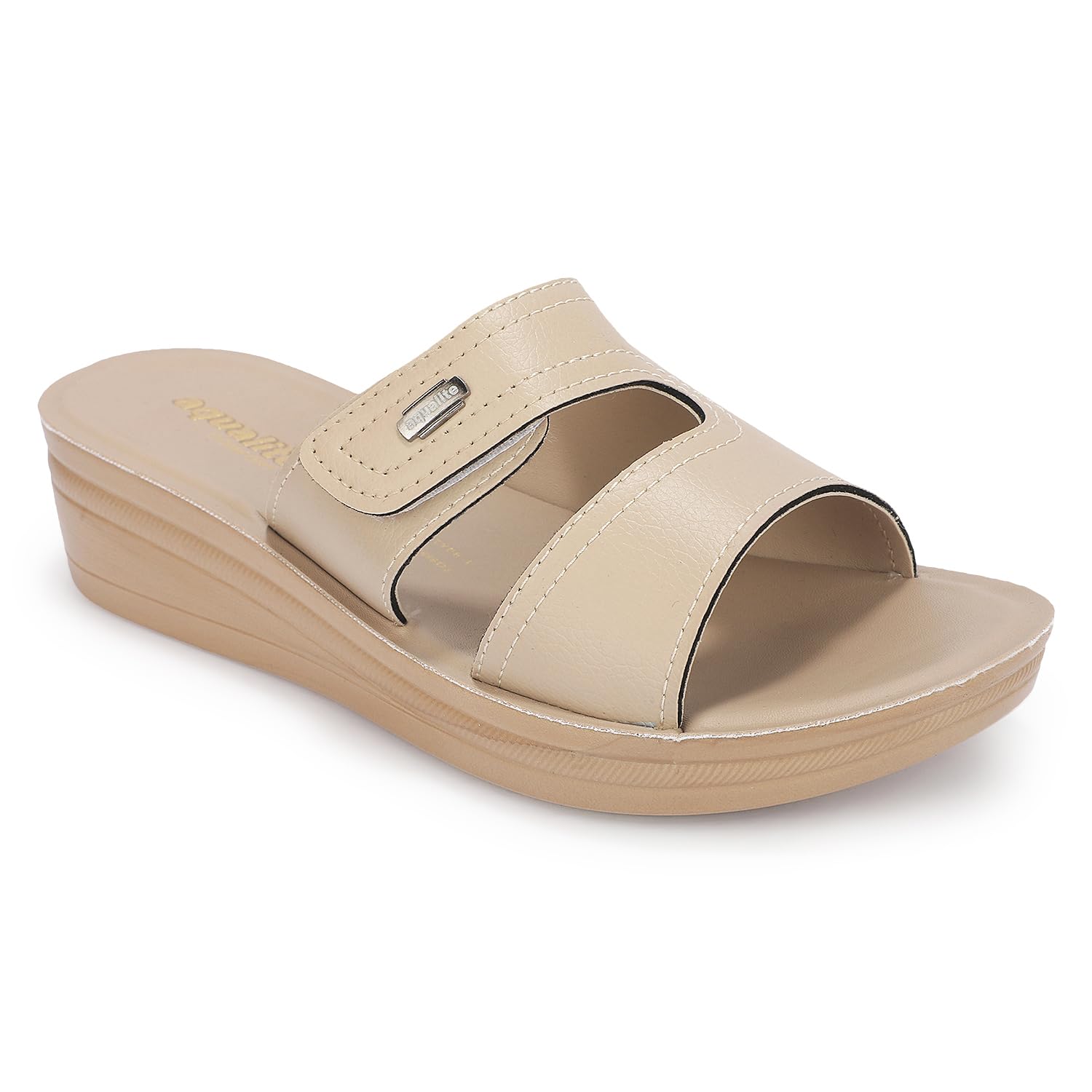 Sandals for Women | Women's Casual Sandals with PVC Rexine Upper & PU Sole | Lightweight Comfortable Anti-Slip Ladies Sandal for Daily Wear, Travel & Office-image-31