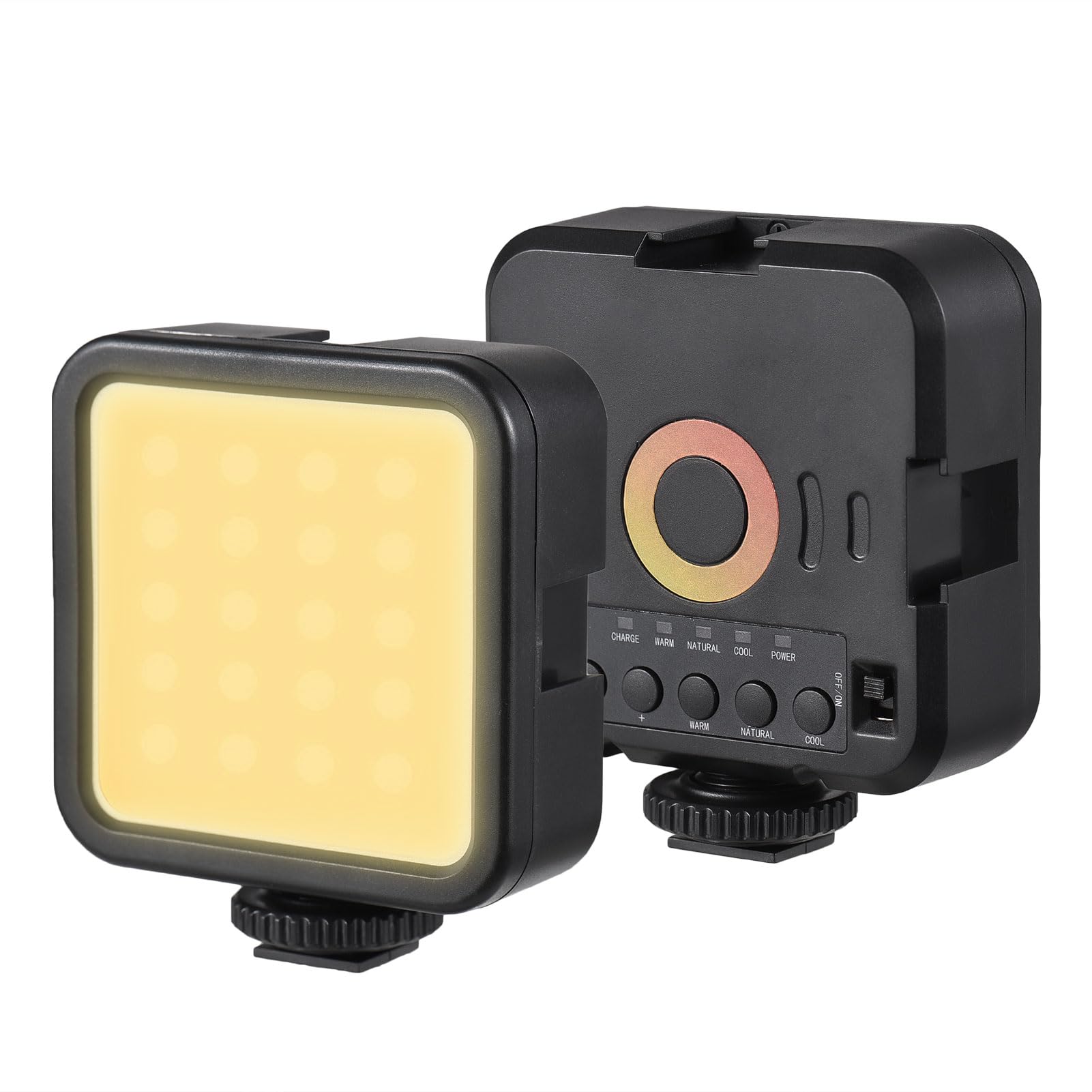 Andoer Luce Video LED Portatile 3000K-5600K Dimmerabile Per DSLR, Videocamera, Vlog E YouTube