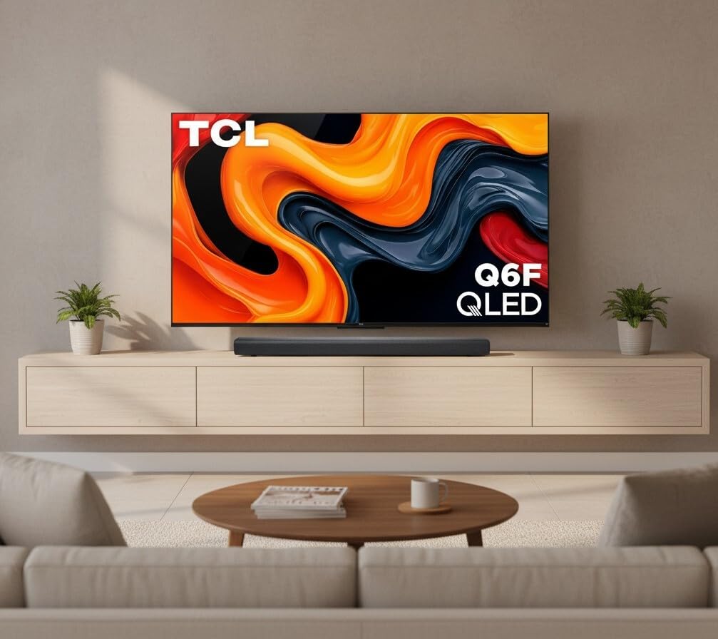 TCL 50-Inch Q6 QLED 4K UHD Smart TV with Fire TV (50Q651F, 2025