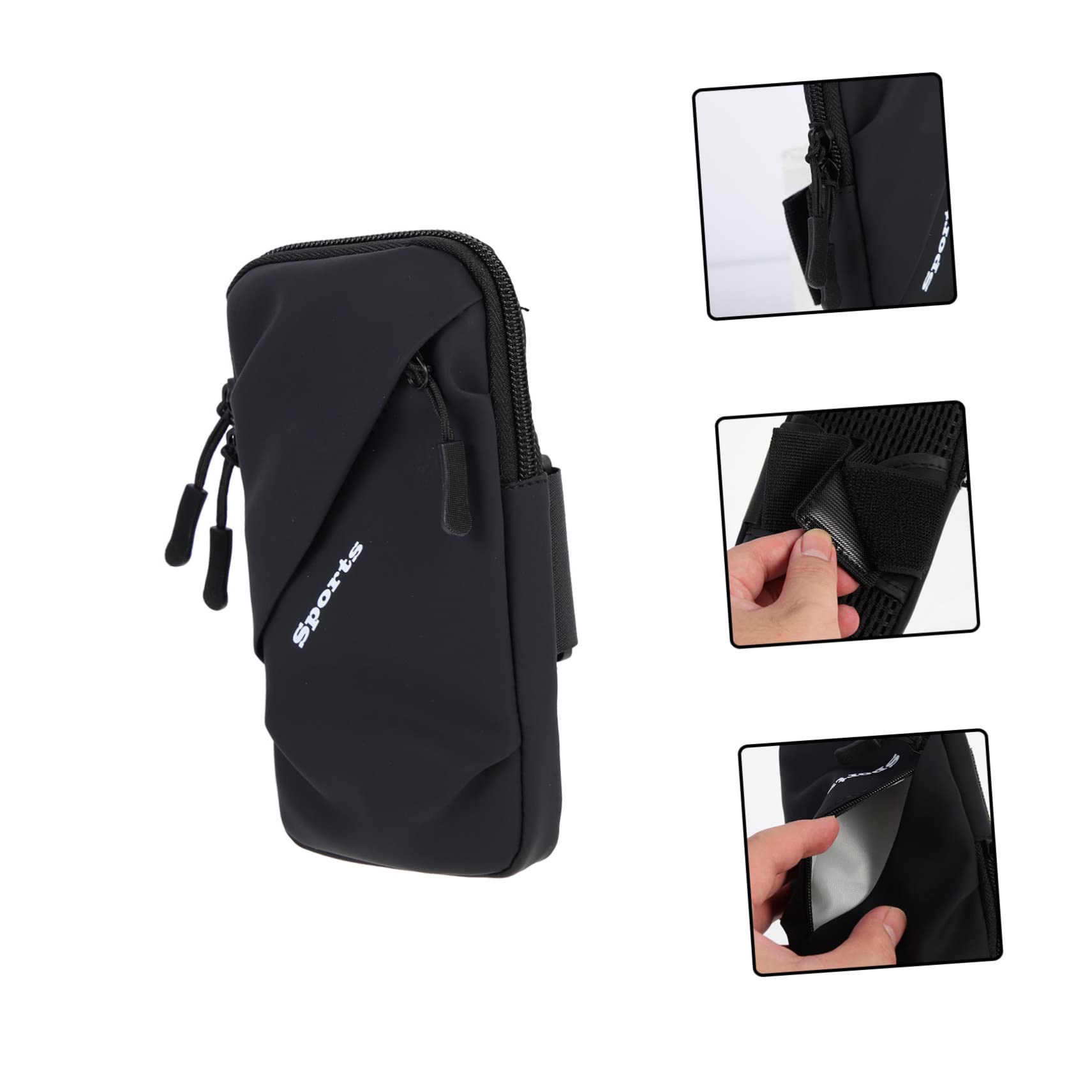 OSALADI 3pezzi Bracciale Sportivo Per Smartphone Custodia Da Corsa Per Telefono Con Design Pratico e Resistente Sacchetto Per Allenamento Jogging e Fitness Adatto Uomini e Donne