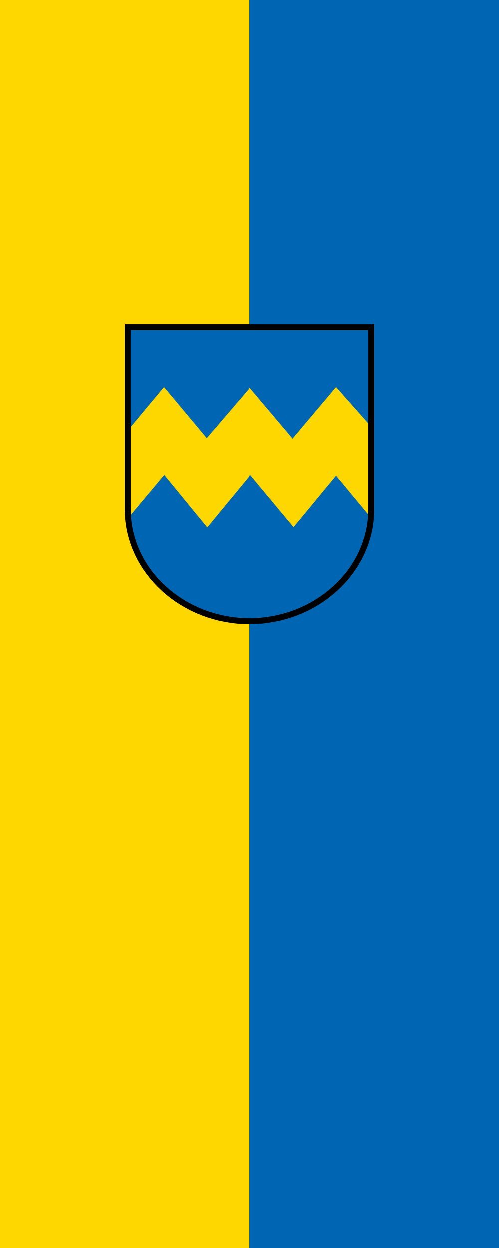 Drapeau Pfaffenhofen a.d.Ilm pavillon vertical anti-frange de 3.5m² pour extérieur