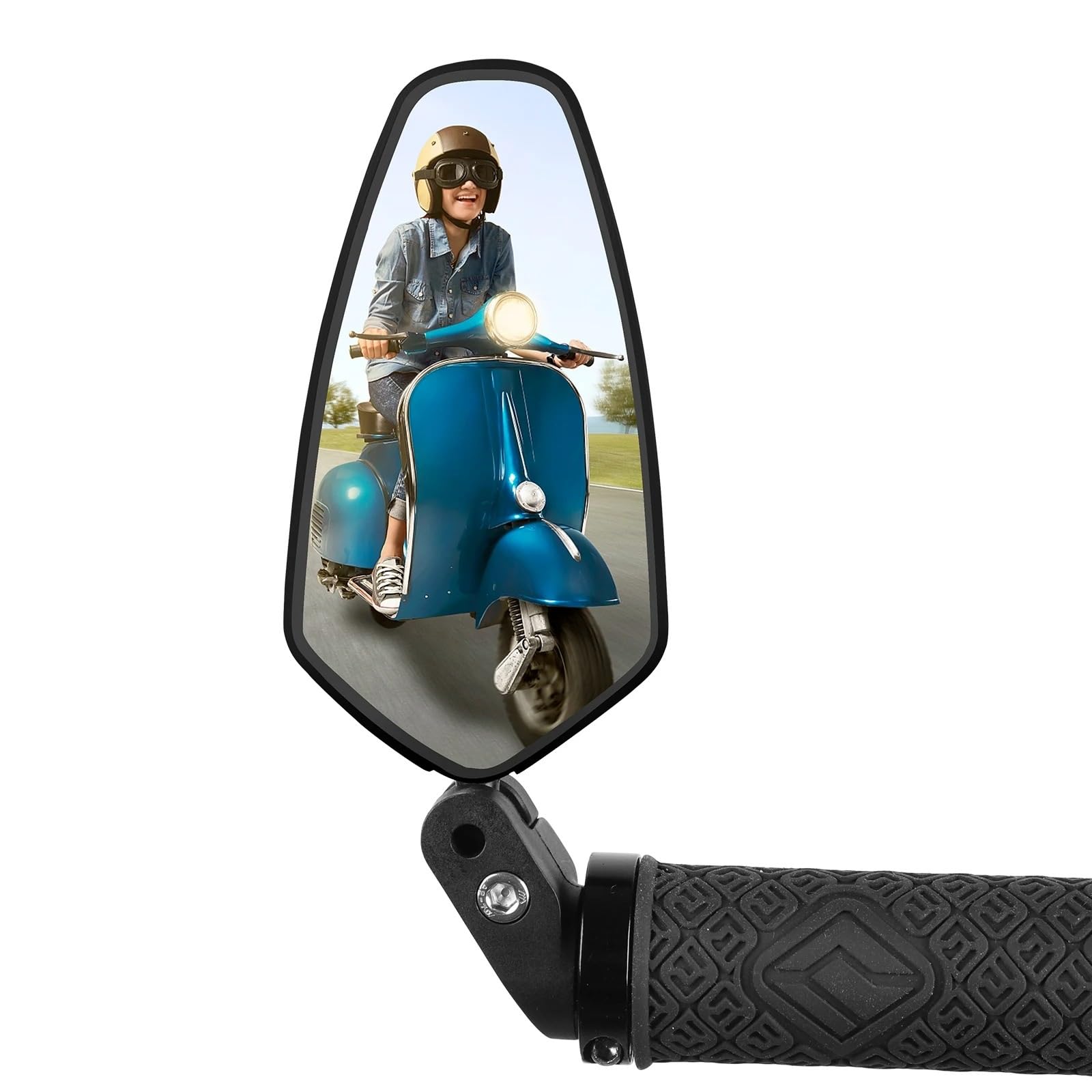 Motorrad Lenkerenden Spiegel 1 Pc Für Fahrrad Rückspiegel Weitwinkel Für Mtb Lenker Spiegel 360 ° Einstellbare Linse Radfahren Zubehör Rückspiegel