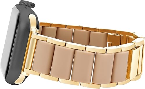 Miniatura 2 de Anne Klein Pulsera de moda de goma para Apple Watch, segura, ajustable, correa de repuesto para Apple Watch, se adapta a la mayoría de las muñecas