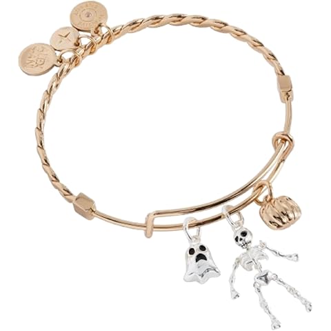 Alex and Ani Bat Skeleton textured EWB