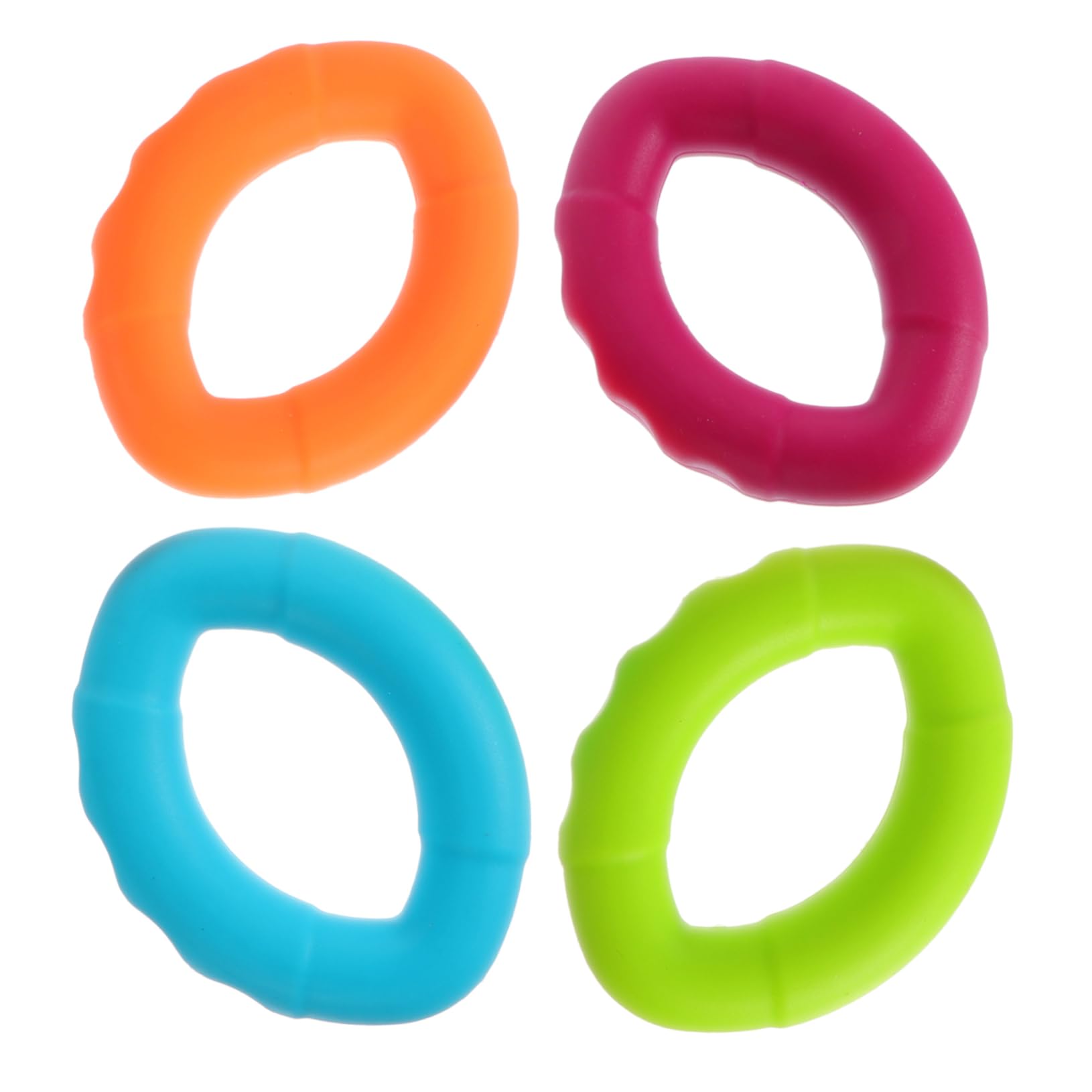 4pezzi Anelli Per Allenamento Grip Strumento Di Fitness Per Rafforzare Dita e Avambracci Portatile e Leggero Per Allenamento Muscolare e Rilascio Dello Stress