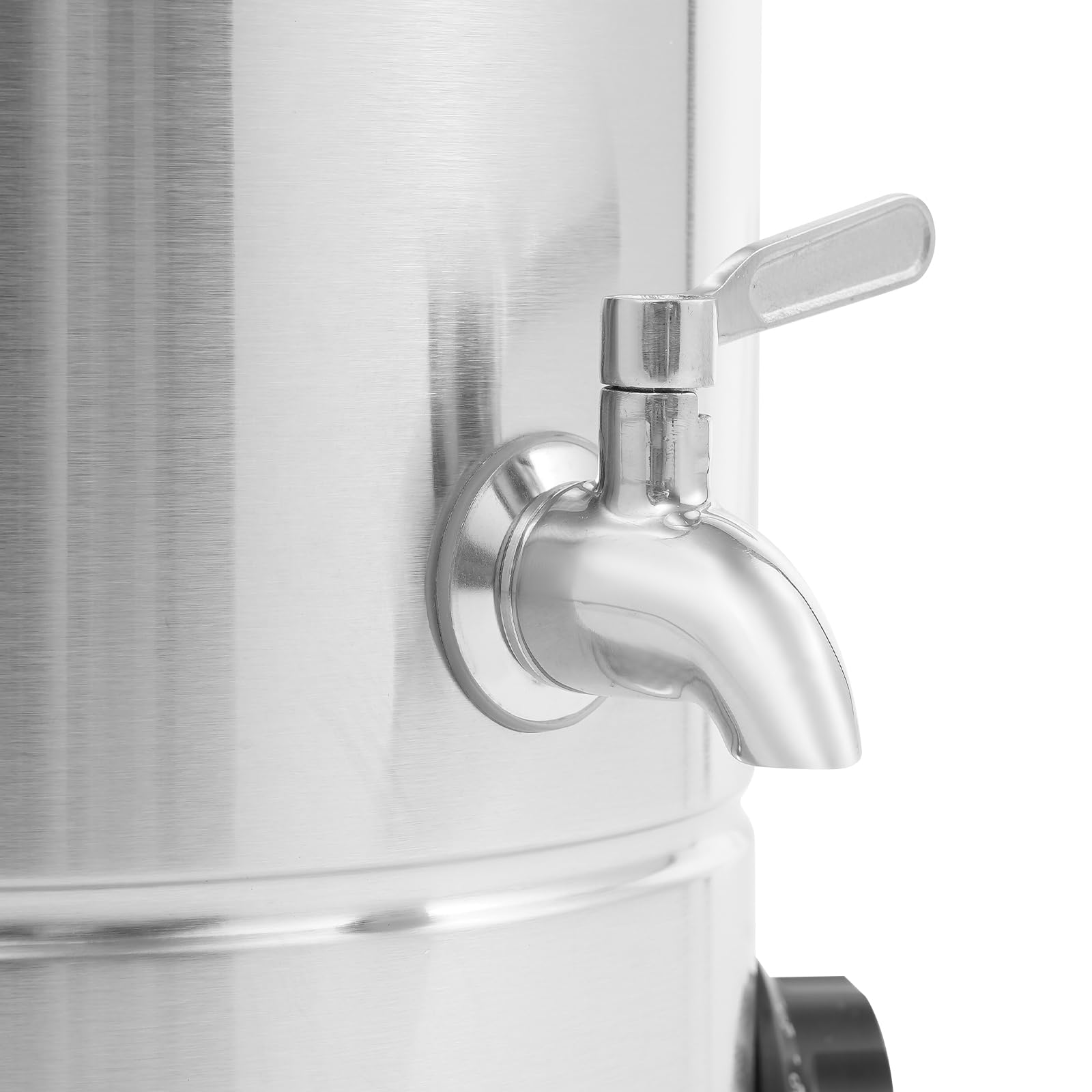 Derretidor de cera de acero inoxidable – 1800 W profesional caldera eléctrica de cera con termostato, 30 – 110 °C, olla de fusión de velas DIY para cera de soja/fabricación de velas (220 V