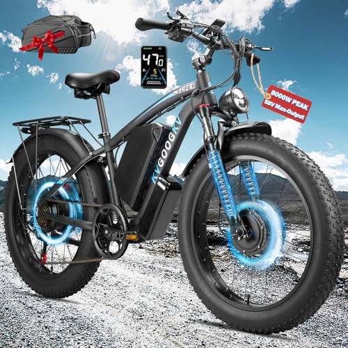 8000W Peak Dual Motor Ebike,58V Max-Output 1856Wh Electric