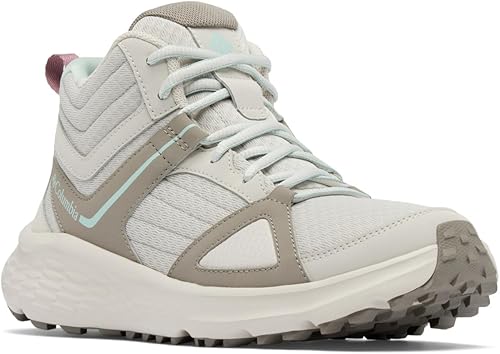 Columbia Womens Novo Trail Mid, Cloud Grey/Cool Green, 6.5