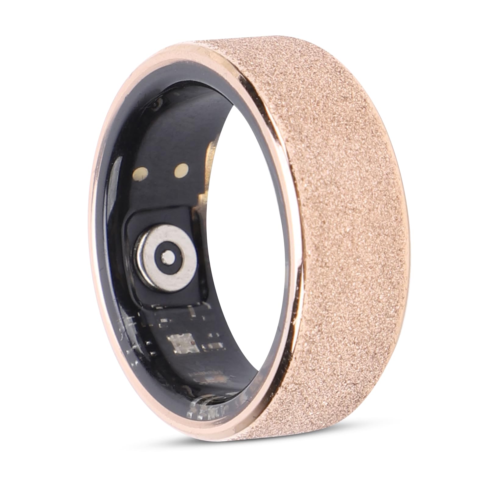 Garsent Smart Ring Fitness Tracker, Bluetooth IP68 a Prueba de Agua, Monitoreo de Sueño, Pasos y Salud, Elegantes Anillos Deportivos Inteligentes para Hombres y Mujeres iOS y Android,