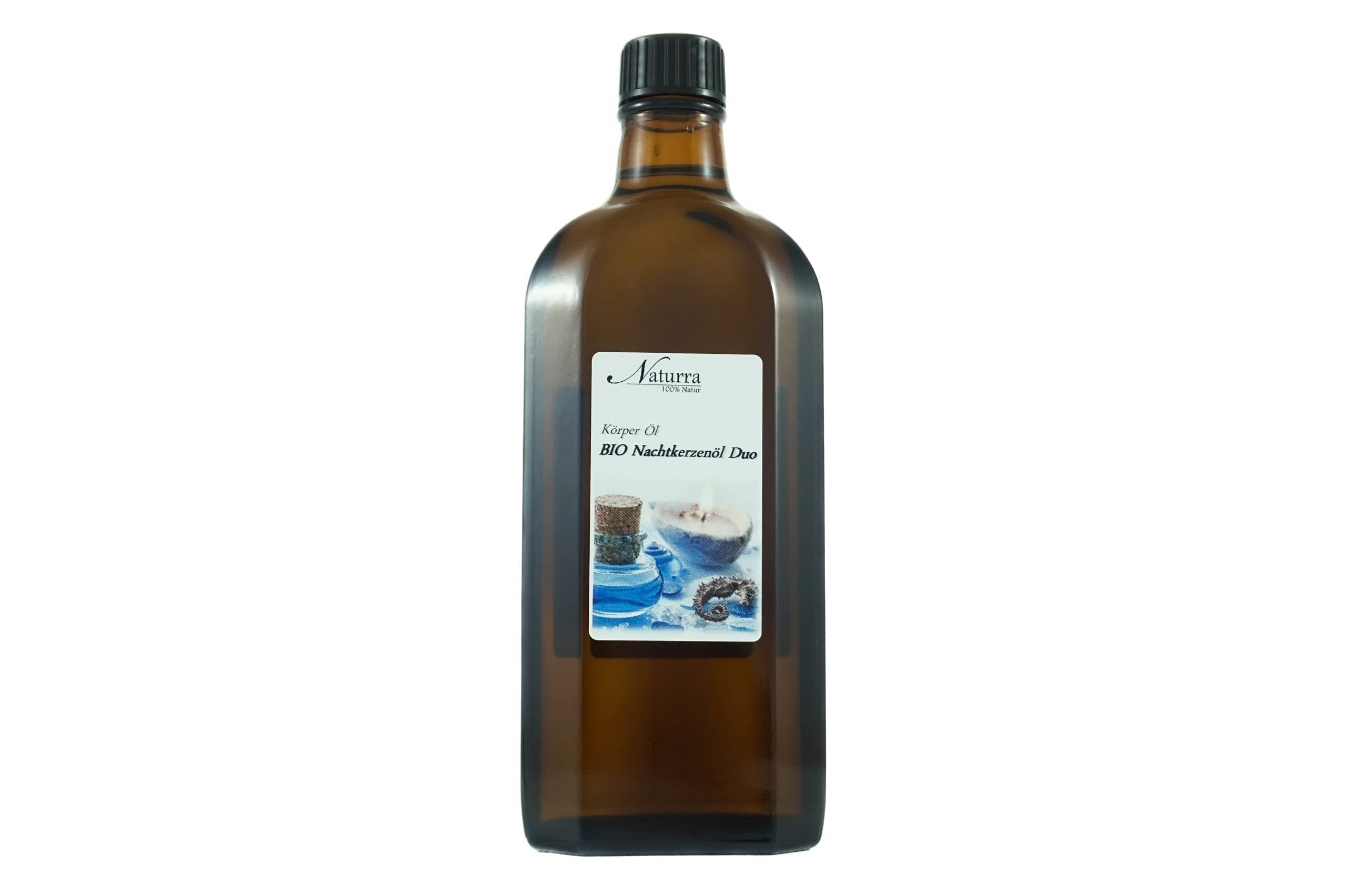 Bio Nachtkerzenöl DUO 250ml mit Bio-Mandelöl kaltgepresste unraffinierte Naturkosmetik