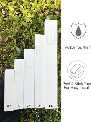 Miniatura 110 de A&S Mezuzot Moderna funda de mezuzá de hormigón con pergamino, fácil de despegar y pegar Mezuza (gris + espinilla grabada, 5 pulgadas)