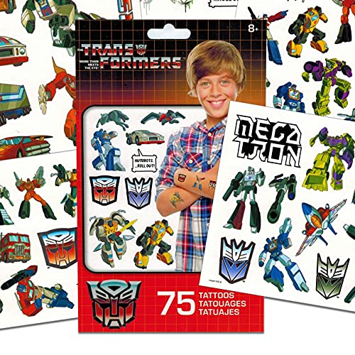 75 Pcs Transformers Temporary Tattoos for Boys Bundle image 5
