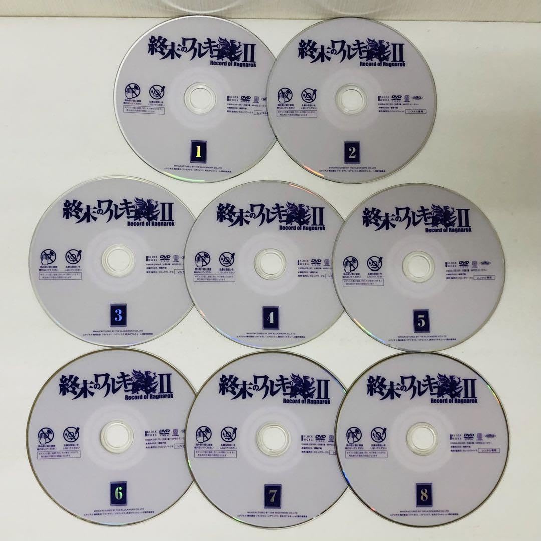 Amazon.co.jp: 終末のワルキューレⅡ 全巻セット DVD レンタル落ち 2期 