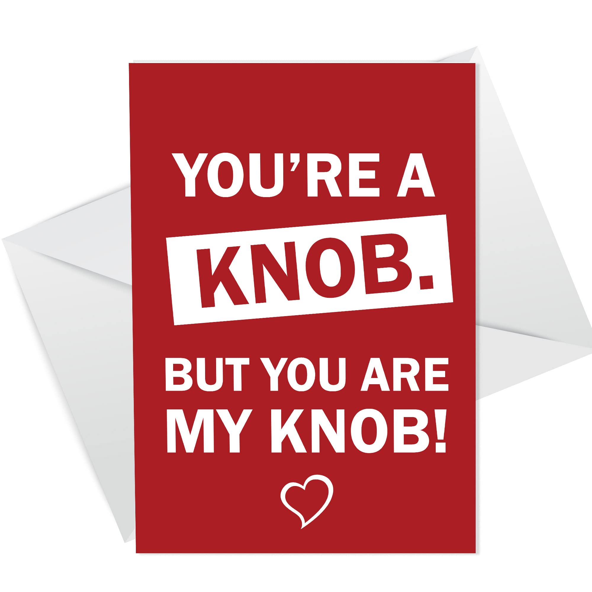 RED OCEAN Funny Valentines Day Anniversary Birthday Card Cheeky Humour Card For Boyfriend Husband Card For Him