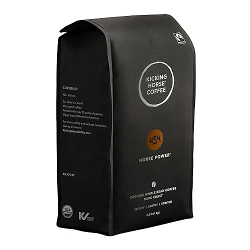 Kicking Horse Coffee café tostado oscuro de granos enteros