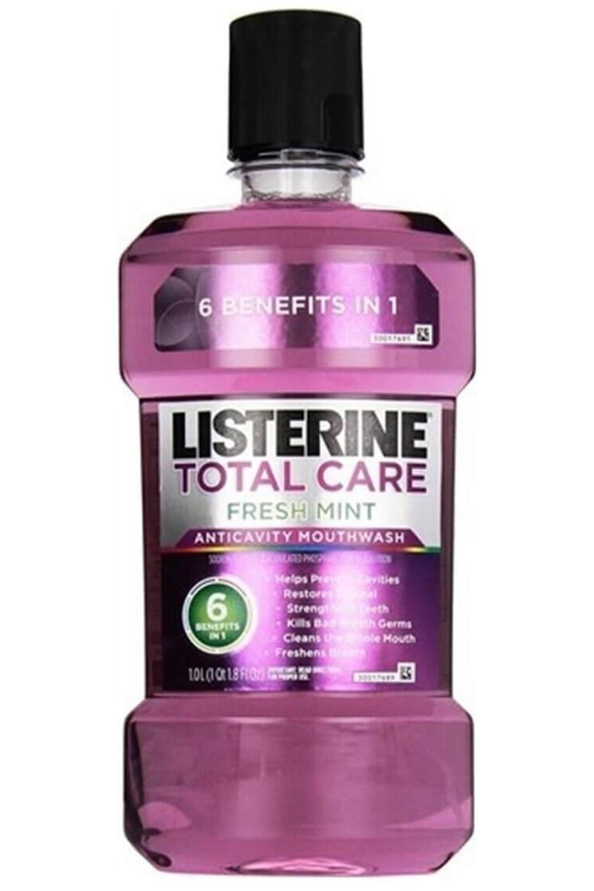 Listerine Total Care Fresh Mint Ağız Çalkalama Suyu, 1000 ml