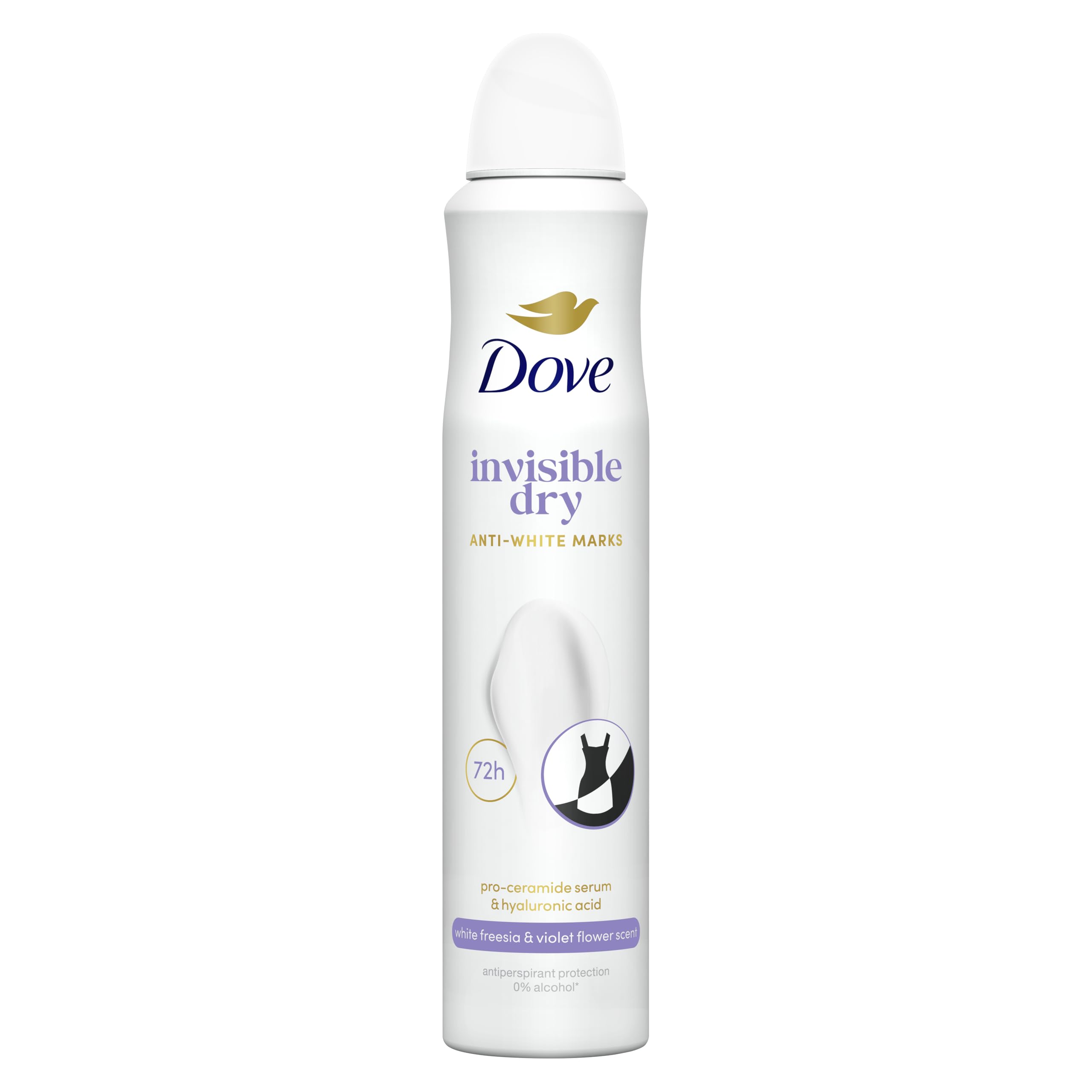 Dove Advanced Care Invisible Dry Women's Antiperspirant Deodorant Spray for 72 hour protection against sweat and odour with Pro-Ceramide technology 200 ml