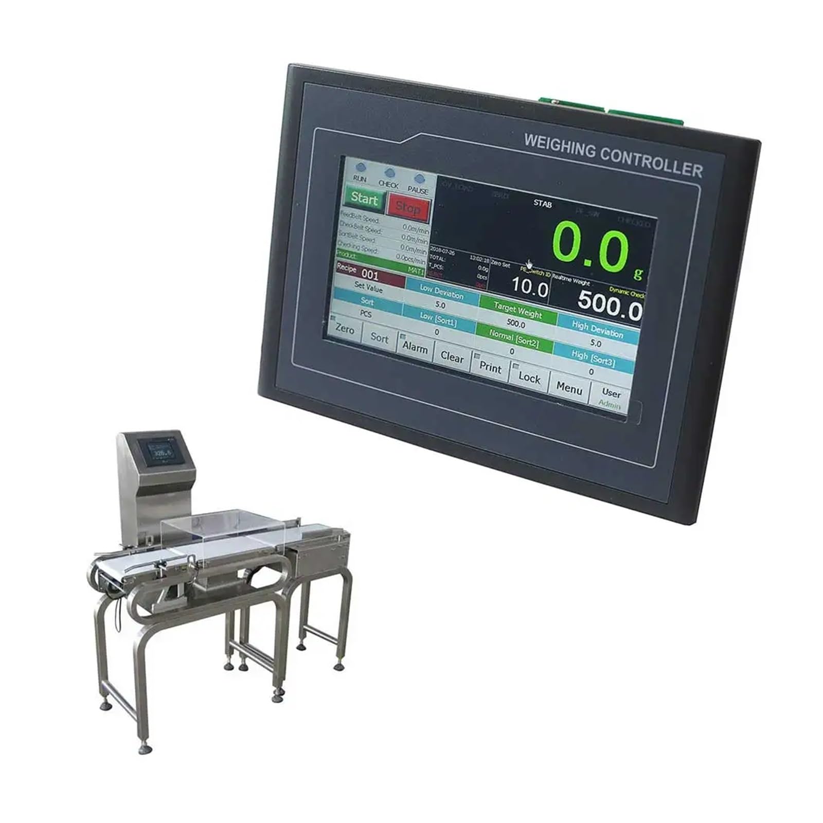 Sensor de pesaje, Indicador de control de peso, controlador de peso automático de cinta transportadora, contador de peso de control automático