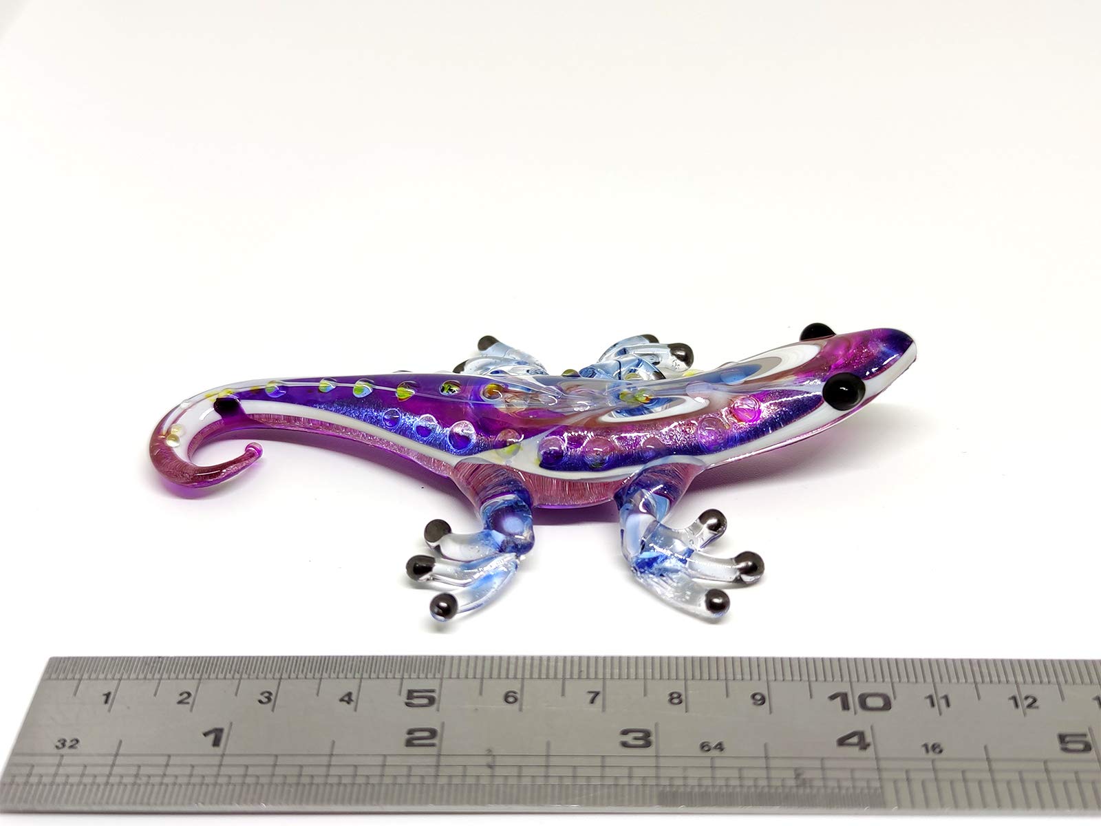 ヤモリの置物　ガラス製 inter-trade_b08c7mh3tl