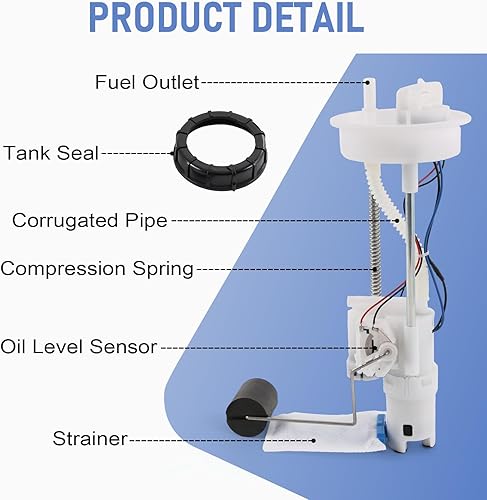 Miniatura 4 de 2205502 Reemplazo del conjunto de la bomba de combustible para Polaris RZR 900 EPSXCS EPS 2015-2019, Polaris RZR 4 900 EPS1000 EPS 2014-2022, RZR XP
