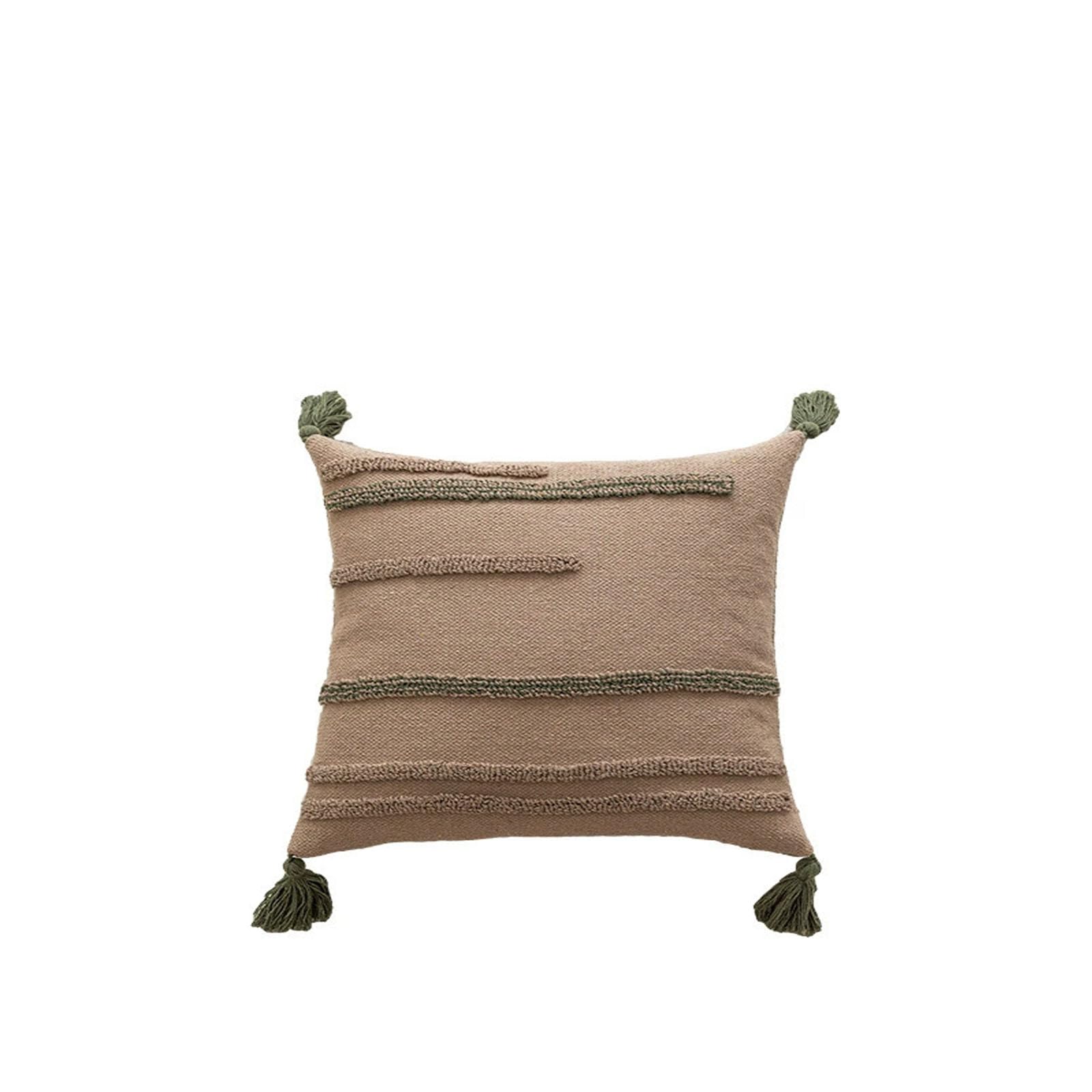 AXCTYSFP BohoTufted Throw Pillow Covers Decorative Tassels Cushion,Farmhouse Case,B,45 * 45cm