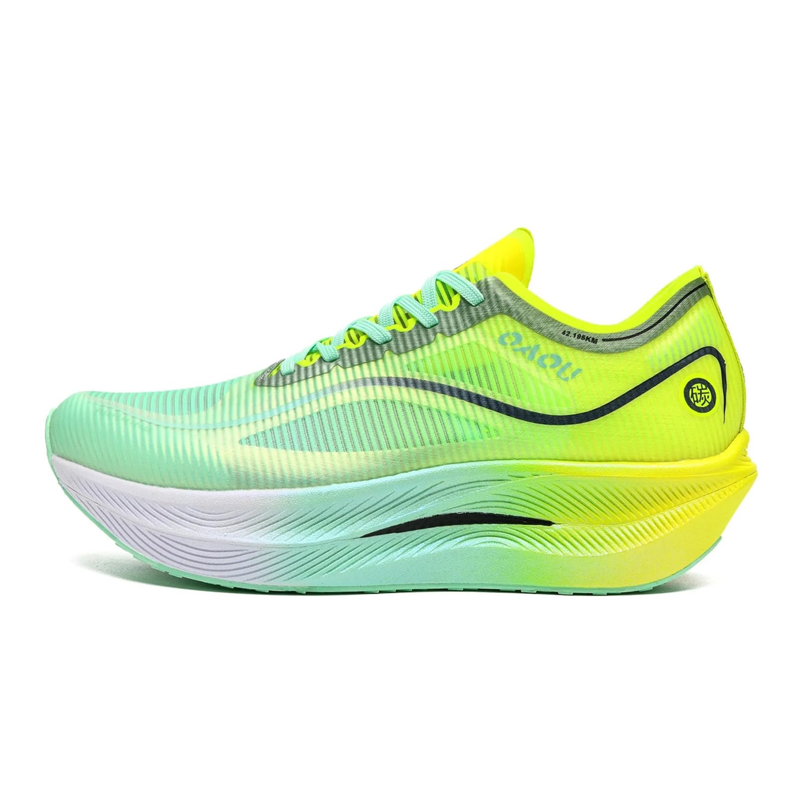 Carbon Plate Marathon Running Racing Shoes Men Stable Support Shock-Relief Ultra-Light TPU Outsole Rebound Sneakers