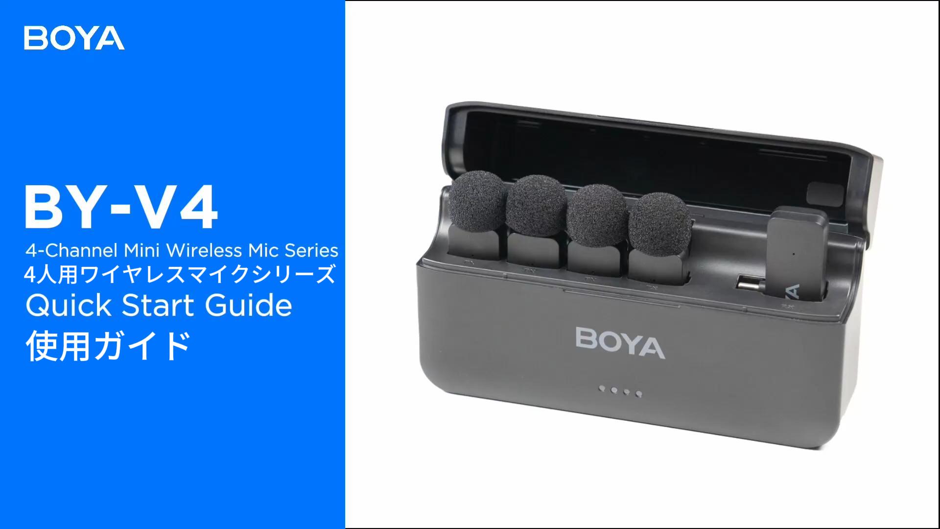 Amazon.co.jp: BOYA BY-V4U ピンマイク ワイヤレスマイク iPhone 15/16