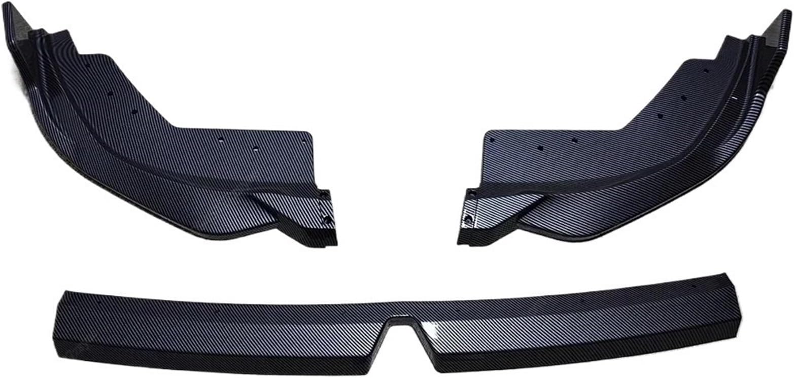 Front Bumper Splitter Lip Spoiler Diffuser Compatible with BMW 3 Series G20 G21 M-Sport 320i 325i 330i 320d M340i LCI 2022-2024+ Body Kits(Carbon Look)