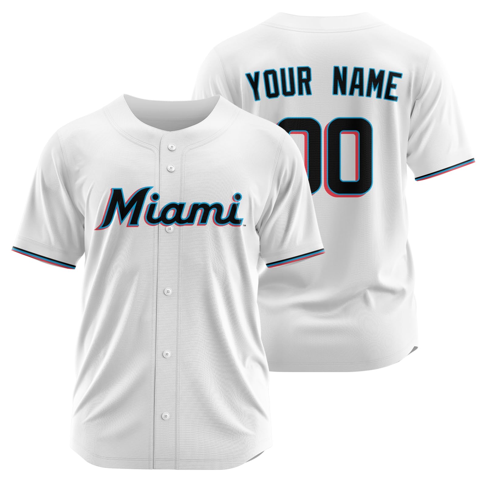 Custom Baseball Jersey, Baseball Jersey Personalized Name/Number, Button Down Baseball Shirt for Men Women Youth Kids