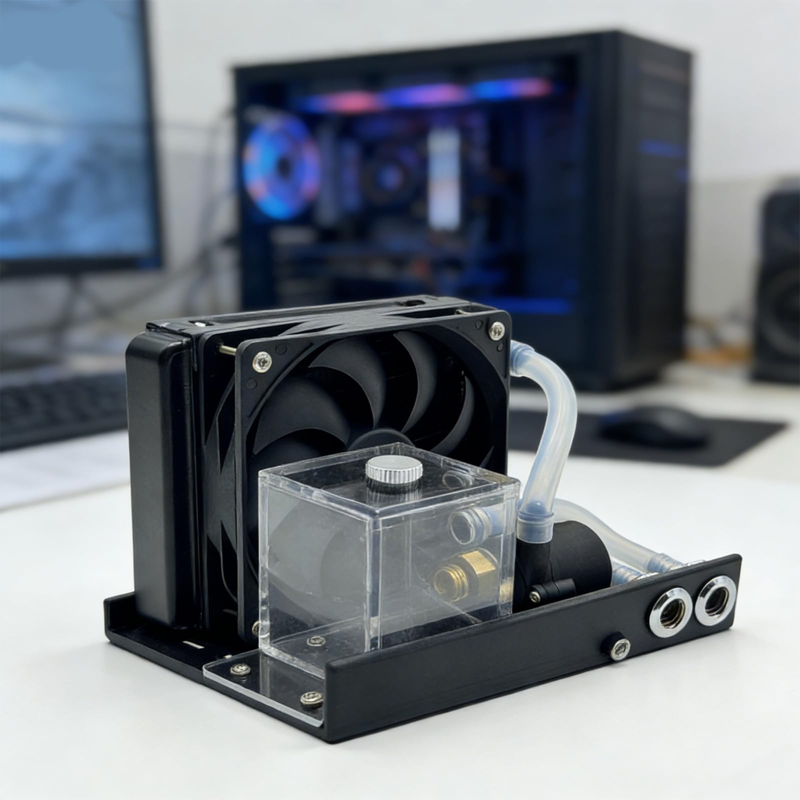 Attrezzatura del modulo raffreddamento a liquido Risparmio energetico Raffreddamento acqua Dissipazione del calore per accessori per applicazioni industriali Struttura ' acqua silenziosa