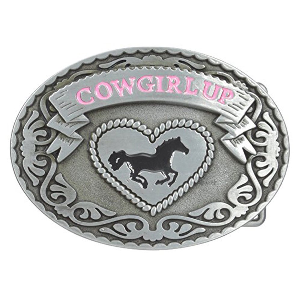 Fashion Mens Womens Vintage Native 3D Horse Belt Buckle,Western Cowboy Oval Scroll Belt Buckle (horse8)