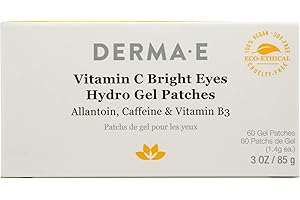 Derma Buzz Patches: Vitamin C Bright Eyes Hydro Gel Patches for Refreshed, Revitalized Skin