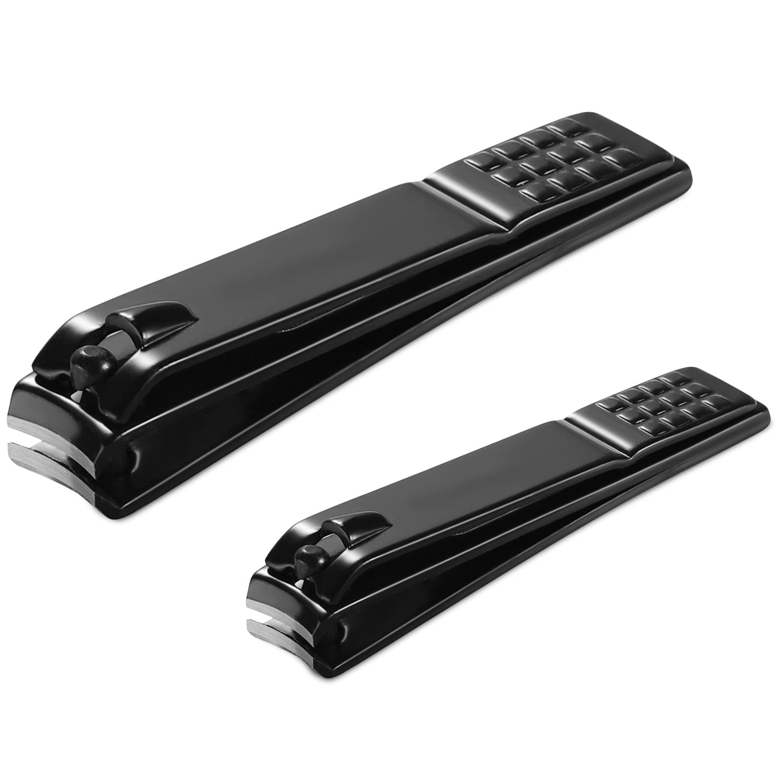 JAZZZNAP Nail Clippers Set for Men and Women Ultra Sharp Fingernail Clipper and Toenail Clipper with Curved Blade