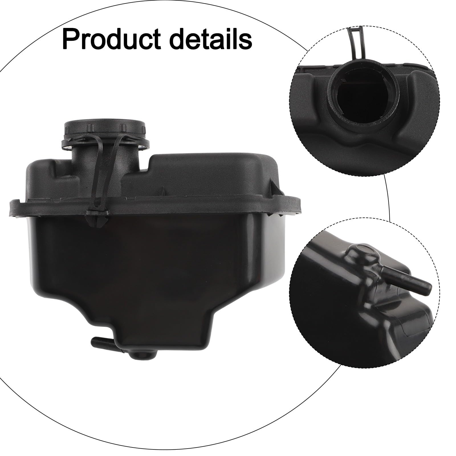 Kit de réservoir de carburant 594112, en plastique de rechange pour moteur de tondeuse à gazon, réservoir de carburant noir avec couvercle pour équipement de jardin