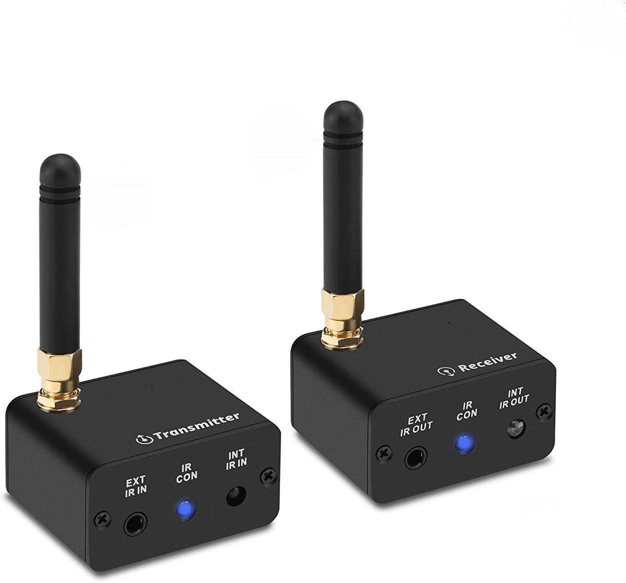 Inteset Wireless Long Range IR Repeater, Extender & Blaster Sends Infrared Using Radio Frequency (RF)